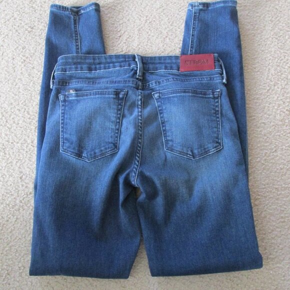 Strom Tio Skinny Ankle Jeans Womens Size 25 Blue Denim Medium Wash Pants Juniors - Picture 7 of 8